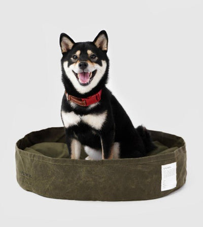 Sputnik Military (Green) Reversible Pillow Pet Bed - Good Dog People™