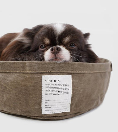 Sputnik Military (Khaki) Reversible Pillow Pet Bed - Good Dog People™