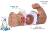 $18 ONLY: BarkShop Mr. Chewniverse’s Muscles Dog Plush Toy
