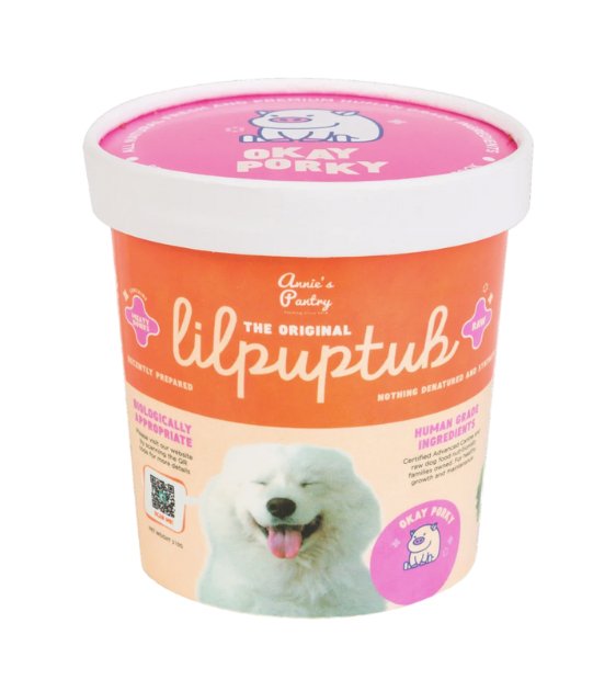 TRY & BUY: Annie's Pantry LilPupTubs Raw Dog Food (Okay Porky)