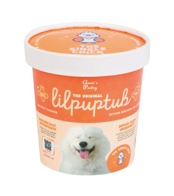 TRY & BUY: Annie's Pantry LilPupTubs Raw Dog Food (The Single Chick)