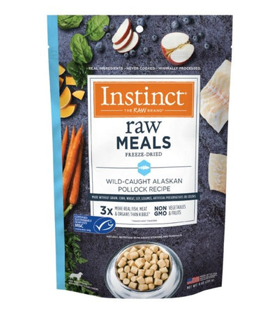 TRY & BUY: Instinct Freeze-Dried Raw Meals Grain-Free Wild-Caught Alaskan Pollock Recipe Dog Food - Good Dog People™