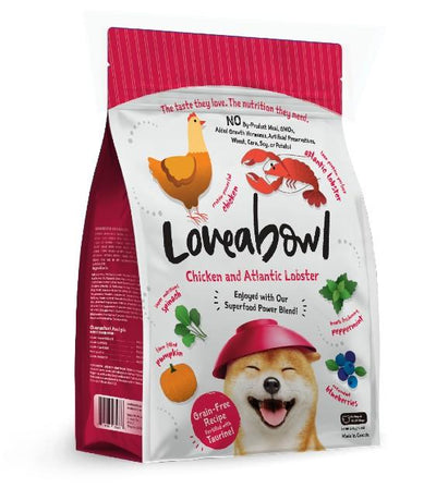 TRY & BUY: Loveabowl Chicken & Atlantic Lobster Dry Dog Food (Trial Product - 30g) - Good Dog People™