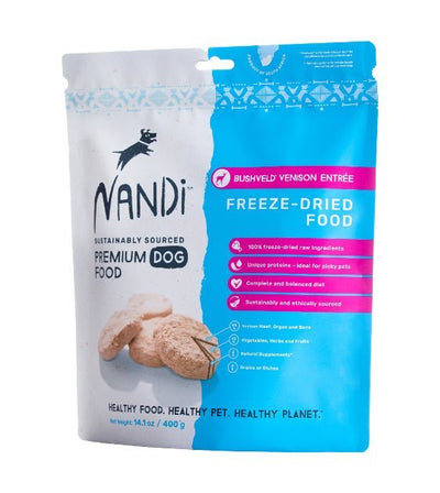 TRY & BUY: Nandi Freeze-Dried Bushveld Venison Entree Dog Food - Good Dog People™