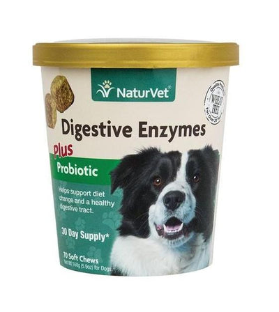 TRY & BUY: Naturvet Digestive Enzymes Pre & Probiotics Soft Chew Dog Supplement (Trial Product - 5 Chews) - Good Dog People™