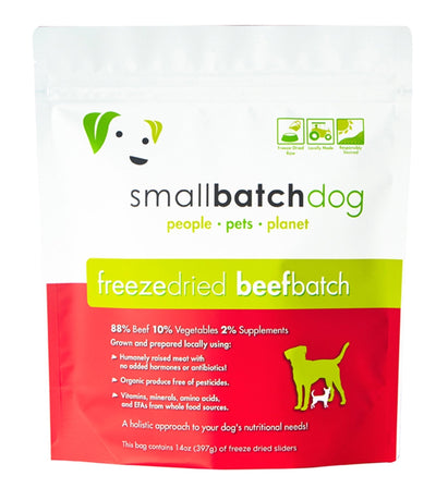 TRY & BUY: Small Batch Freeze Dried Beef Sliders Dog Food - Good Dog People™