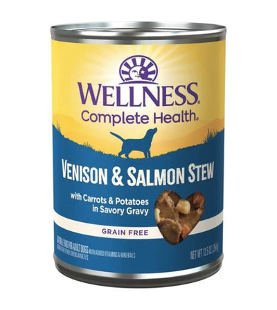 Wellness Complete Health Grain-Free Venison & Salmon Stew Wet Dog Food - Good Dog People™