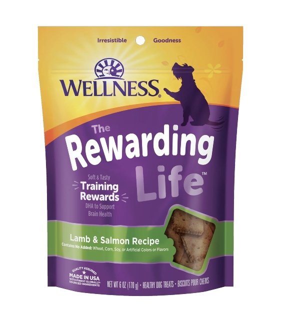 Wellness Rewarding Life Lamb & Salmon Recipe Dog Training Treats - Good Dog People™