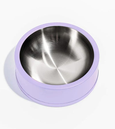 Wild One Nonslip Stainless Steel Dog Bowl (Lilac) - Good Dog People™