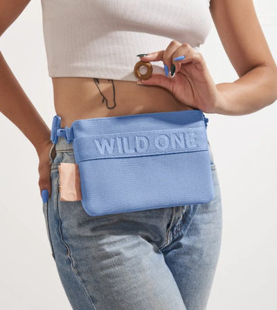 Wild One Recycled Knit Walking Treat Pouch (Moonstone) - Good Dog People™