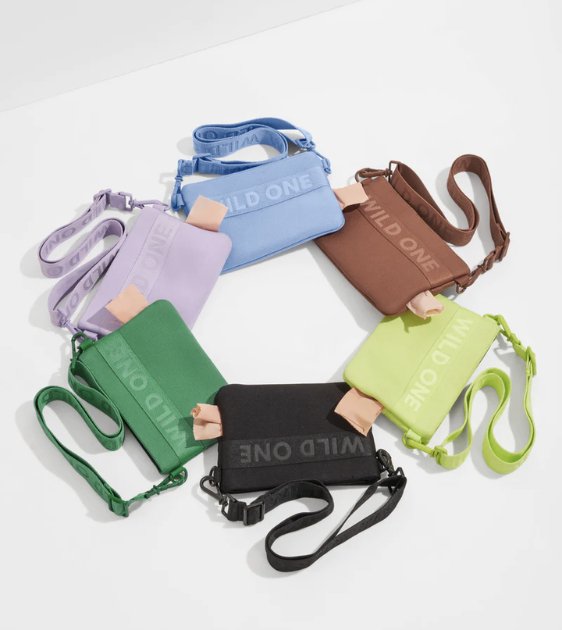 Wild One Treat Pouch made with Recyled Knit (Moonstone) Good Dog