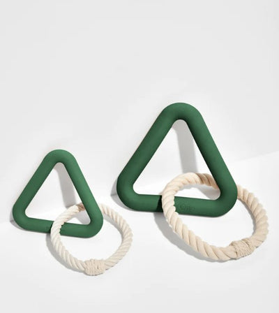 Wild One Triangle Tug Dog Chew Toy (Spruce) - Good Dog People™