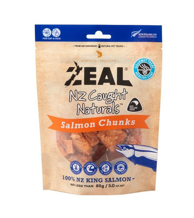 Zeal Wild Caught Naturals Freeze Dried Cat and Dog Treats (Salmon Chunks) - Good Dog People™