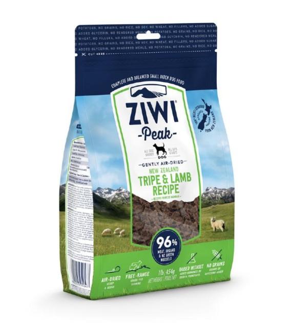 Ziwi Peak Air Dried Dry Dog Food Tripe Lamb